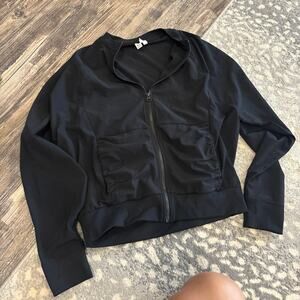 Z by Zella black womens lightweight athleisure jacket small